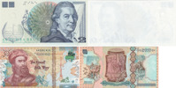 SEDLAR / BANKNOTES. Henrik af Chapman. Ensidigt, sedelliknande prov av säkerhetstryck