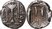 GREKISKA MYNT / GREEK COINS. ITALY. BRUTTIUM. KROTON (480-430 B.C.). AR stater