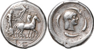 GREKISKA MYNT / GREEK COINS. SICILY. SYRACUSE (474-450 B.C.). AR tetradrachm