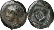 GREKISKA MYNT / GREEK COINS. SICILY. SYRACUSE (before 357 B.C.). AE 17