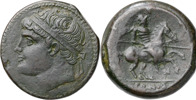 GREKISKA MYNT / GREEK COINS. SICILY. SYRACUSE (278-276 B.C.). AE 27