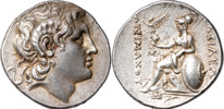 GREKISKA MYNT / GREEK COINS. KINGDOM OF THRACE. Lysimachos. (297-281 B.C.). AR tetradrachm
