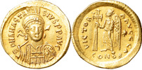 BYSANTINSKA MYNT / BYZANTINE COINS. ANASTASIUS I (A.D. 491-518). AV solidus