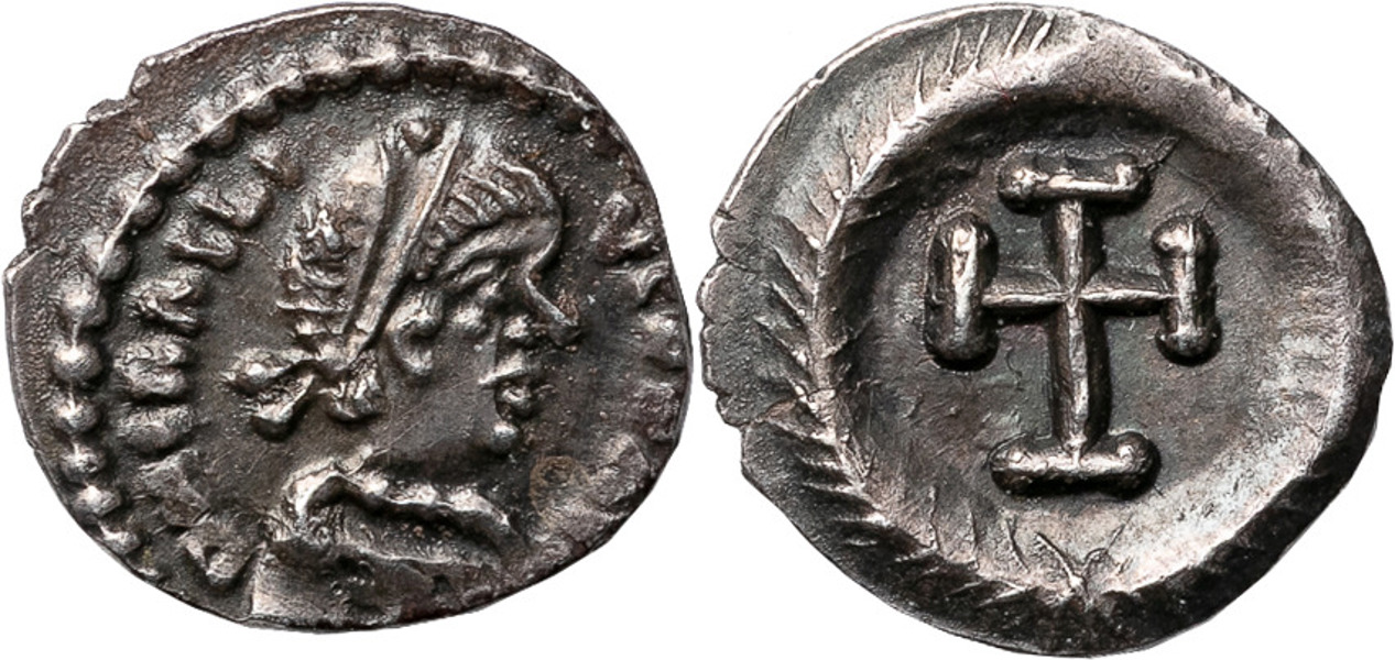 BYSANTINSKA MYNT / BYZANTINE COINS. HERACLIUS (A.D. 610-641). AR 120 nummi