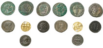 POSTER / LOTS. Roman Empire. 6 AE coins