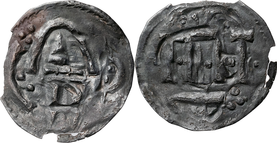 DANMARK / DENMARK . Gorm the Old (c. 935-958). .Stylised Carolus-Dorestad imitation