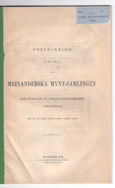 Bokauktionskammaren (Meinander 1872)