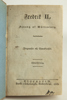BERCH, C. R. Kort utkast til konung Friedrichs [...]