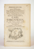 CARLESON, C. Åminnelsetal öfver Hans Excellence … Carl Ehrenpreus.