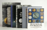 En uppsättning numismatisk litteratur