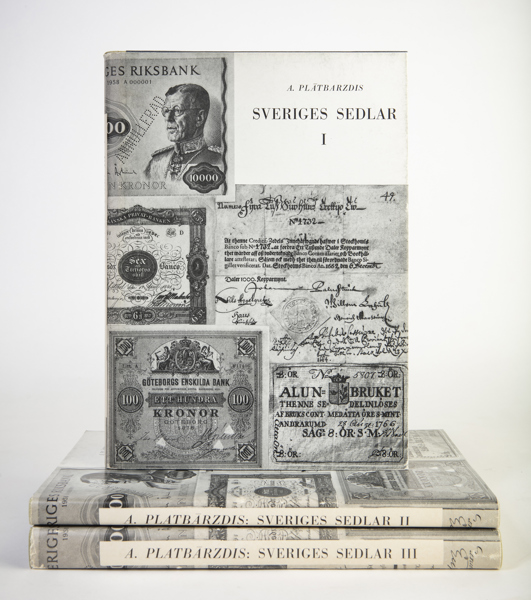 PLATBARZDIS, A., Sveriges sedlar. I-III