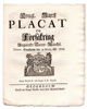 (1700-03-31) Kongl. may:tz Placat Och Försäkring Angående Banco-Wärcket.