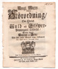 (1717-11-27) Om Förbud Af Guld och Silfwer-Penningars Utförszel
