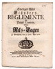 (1720-06-30) Sweriges Rikes Ständers Reglemente, för Deras Contoir, Gifwit wid Riks-Dagen I Stockholm den 30 Junii. Åhr 1720.