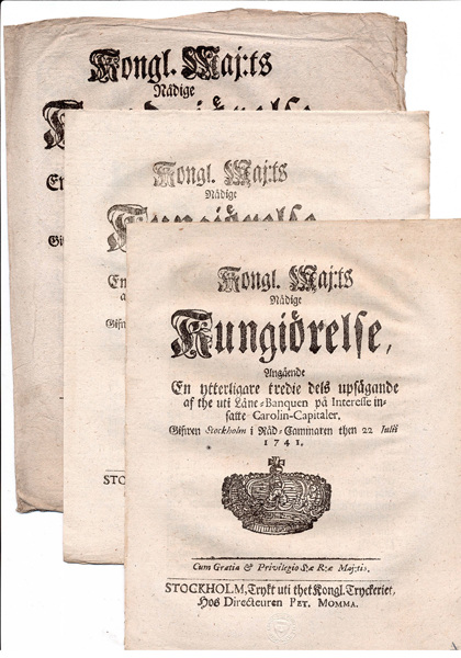(1739-04-13) Carolin-Capitale