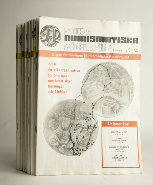 SNR:s numismatiska tidskrift 1977-1982