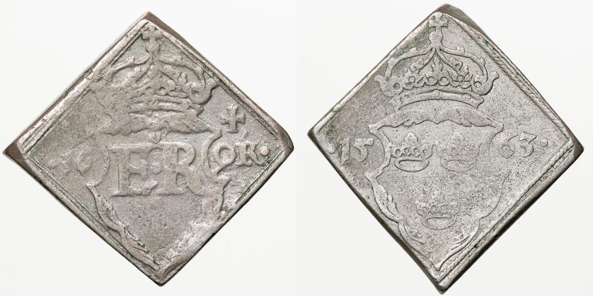 ERIK XIV (1560-1568). 16 öre 1563