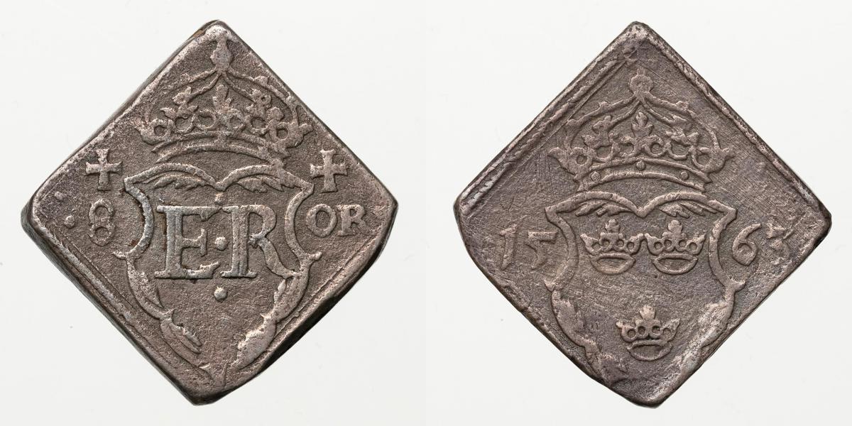 ERIK XIV (1560-1568). 8 öre 1563