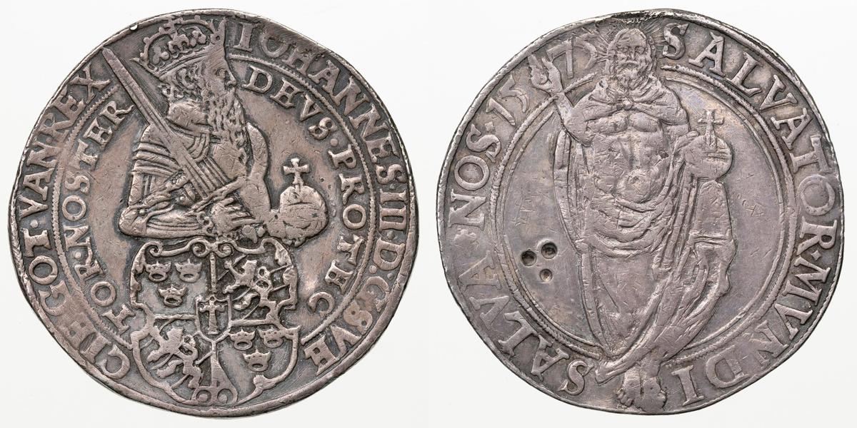 JOHAN III (1568-1592). Daler 1575