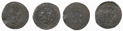 JOHAN III (1568-1592). Lot of 2