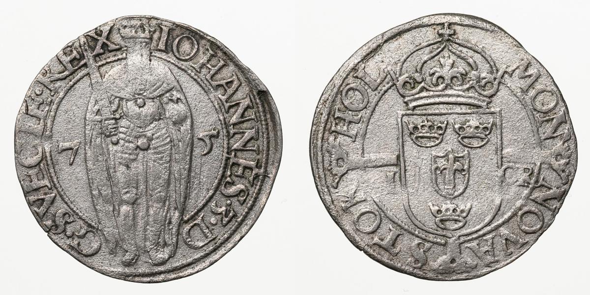 JOHAN III (1568-1592). Öre 1575