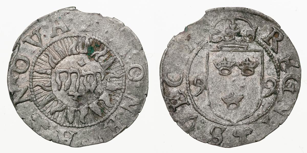KARL, RIKSFÖRESTÅNDARE (1598-1604). 1/2 öre 1599