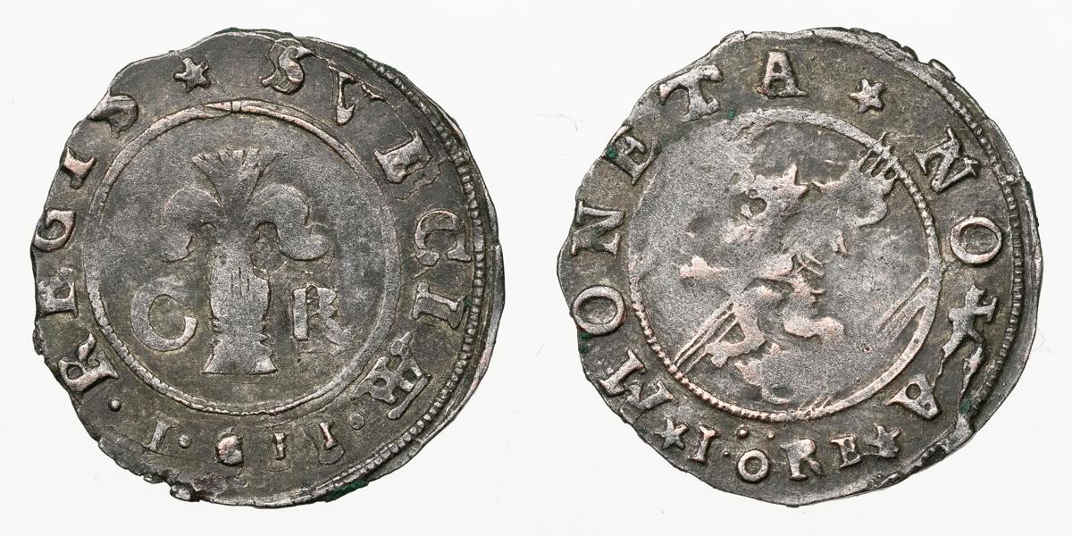 KARL IX (1604-1611). Öre 1611