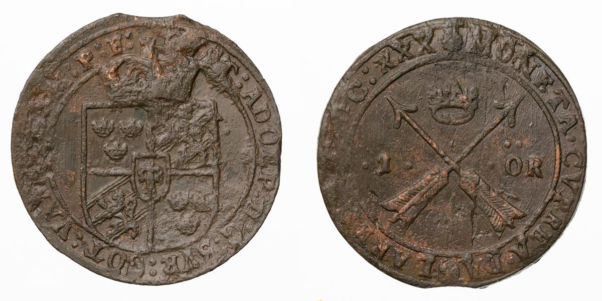 GUSTAV II ADOLF (1611-1632). Öre 1630