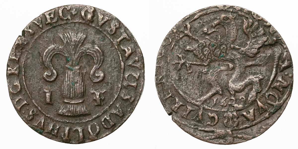 GUSTAV II ADOLF (1611-1632). Fyrk 1629