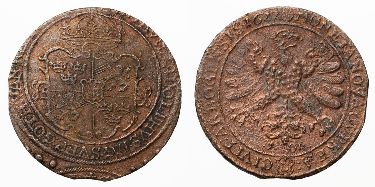 GUSTAV II ADOLF (1611-1632). Öre 1627
