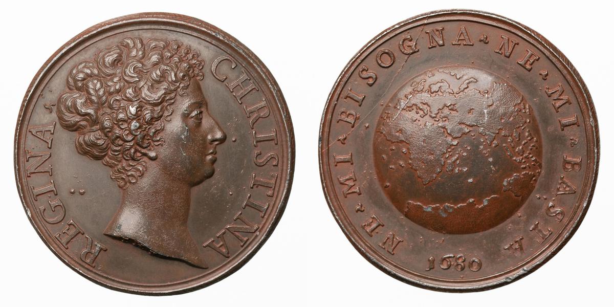 KRISTINA (1632-1654). Drottningens ringaktning av det jordiska