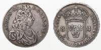 KARL XI (1660-1697). 8 mark 1694