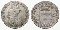 KARL XI (1660-1697). 4 mark 1689