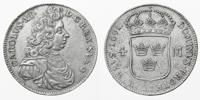 KARL XI (1660-1697). 4 mark 1691