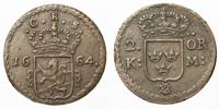 KARL XI (1660-1697). 2 öre KM 1664