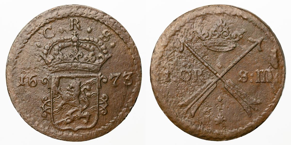 KARL XI (1660-1697). Öre SM 1673