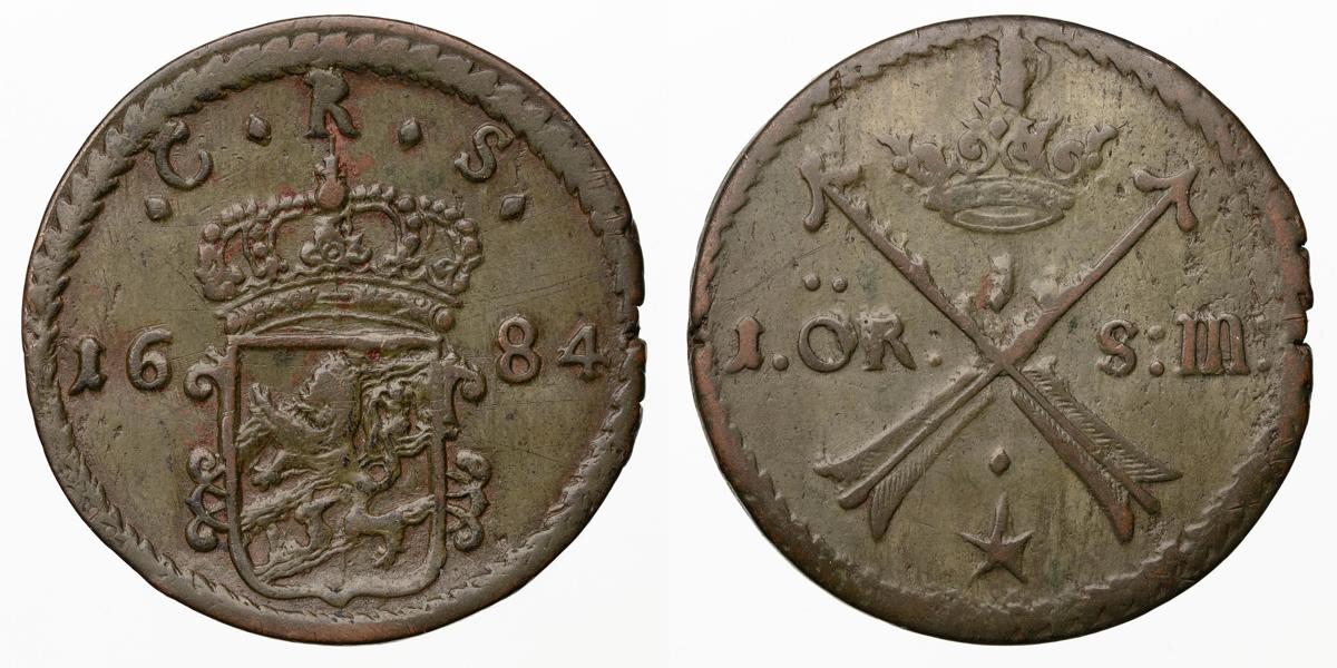KARL XI (1660-1697). Öre SM 1684