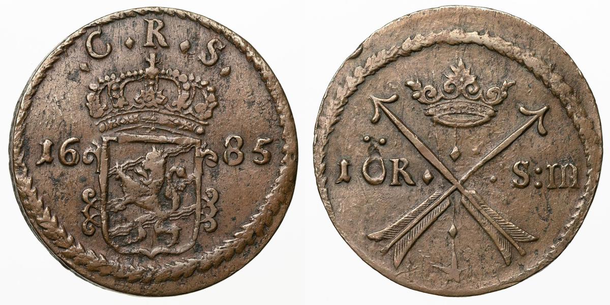 KARL XI (1660-1697). Öre SM 1685