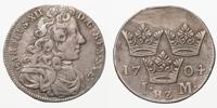 KARL XII (1697-1718). Mark 1704