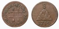 ULRIKA ELEONORA (1718-1720). 3 öre KM 1719
