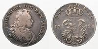 FREDRIK (1720-1751). 1/2 riksdaler 1726