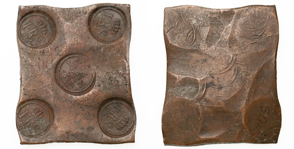 FREDRIK (1720-1751). Daler SM 1736