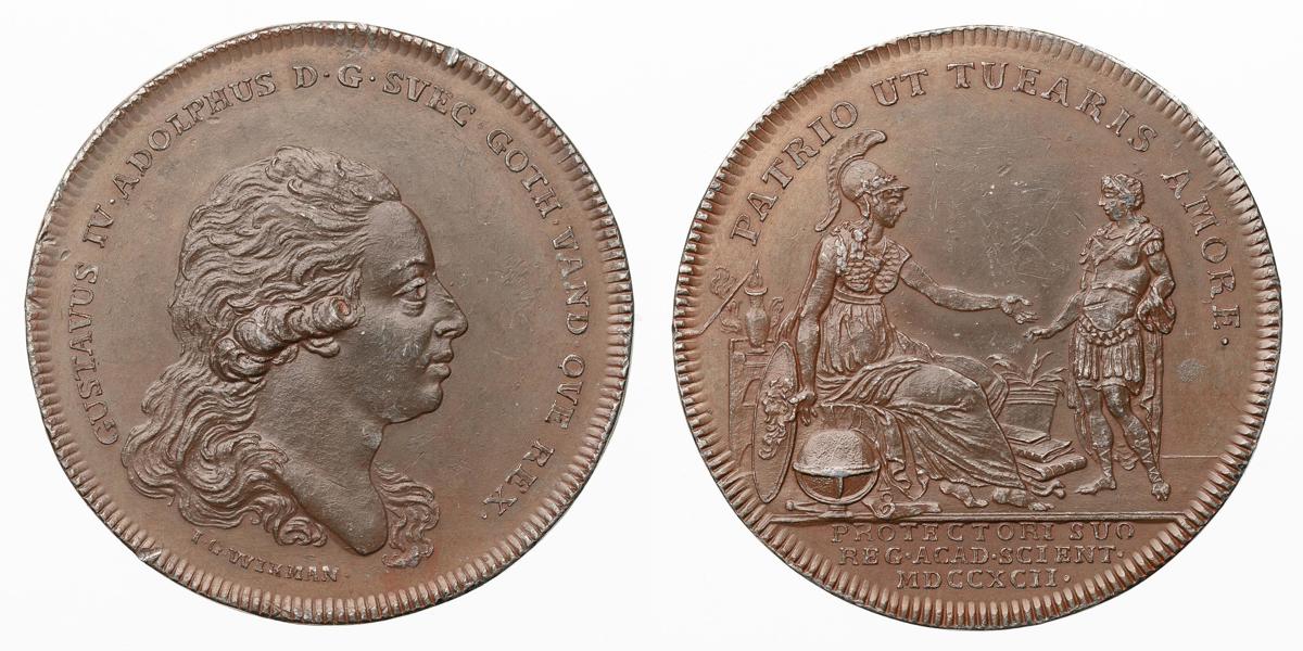 GUSTAV IV ADOLF (1792-1809). KVA:s beskyddare