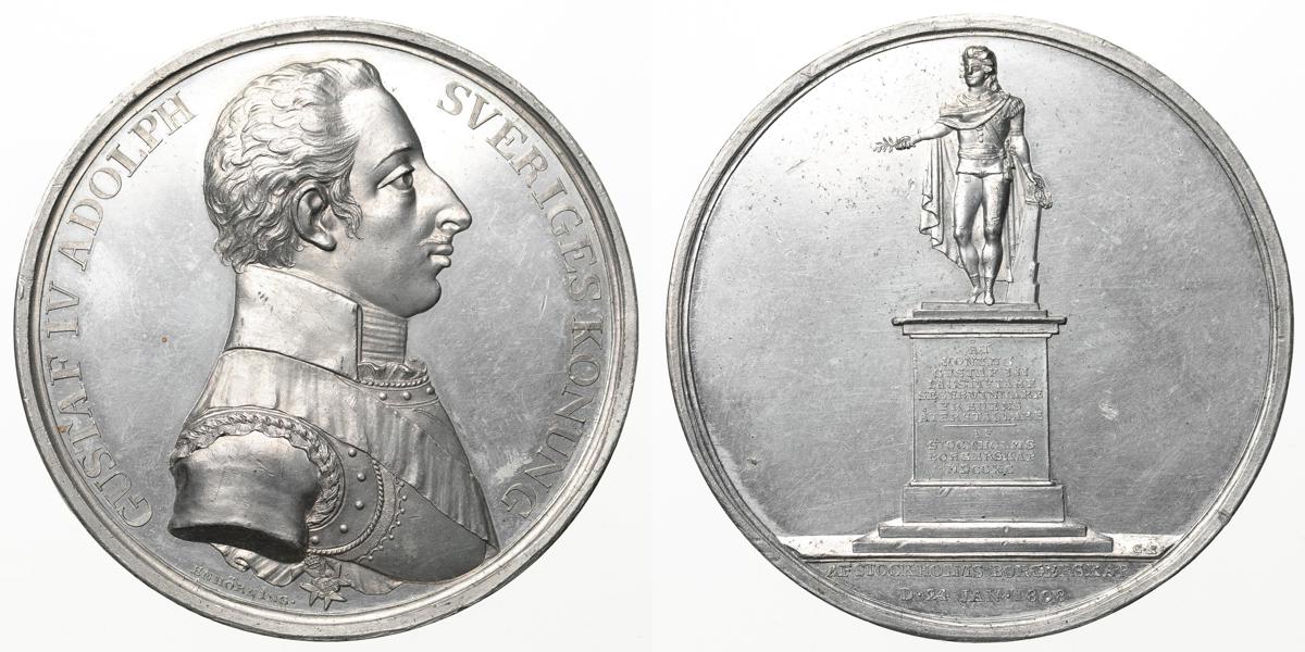 GUSTAV IV ADOLF (1792-1809). Gustav III:s staty