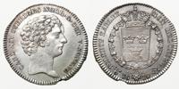 KARL XIV JOHAN (1818-1844). 1/6 riksdaler 1819