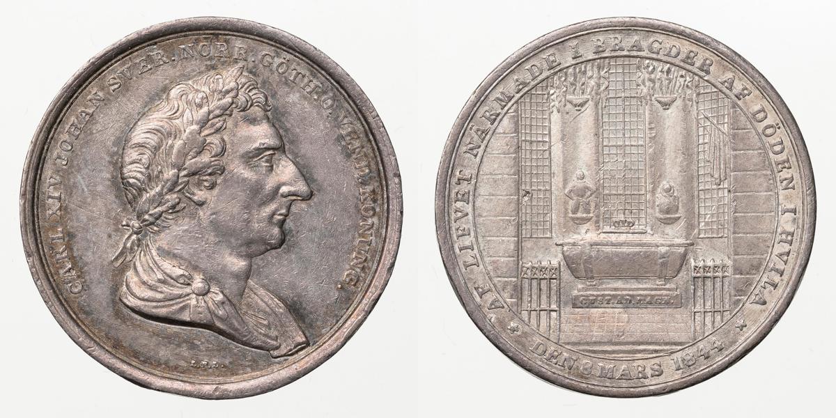 KARL XIV JOHAN (1818-1844). Begravningen 1844