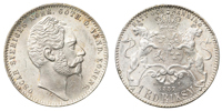 OSKAR I (1844-1859). Riksdaler riksmynt 1857