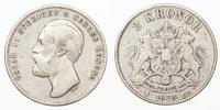 OSKAR II (1872-1907). 2 kronor 1876