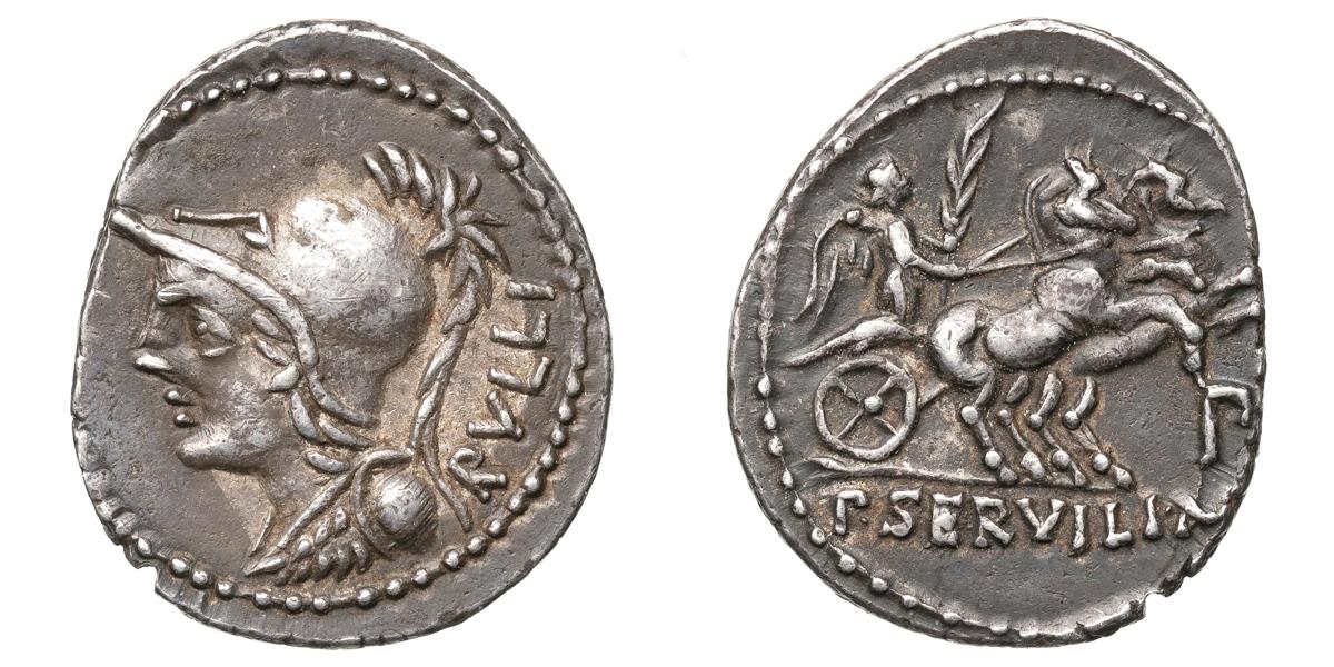 RULLUS. AR denarius