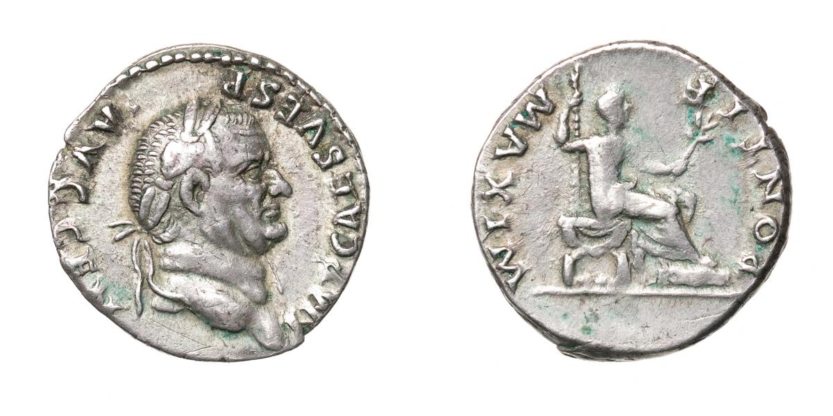 VESPASIAN. AR denarius